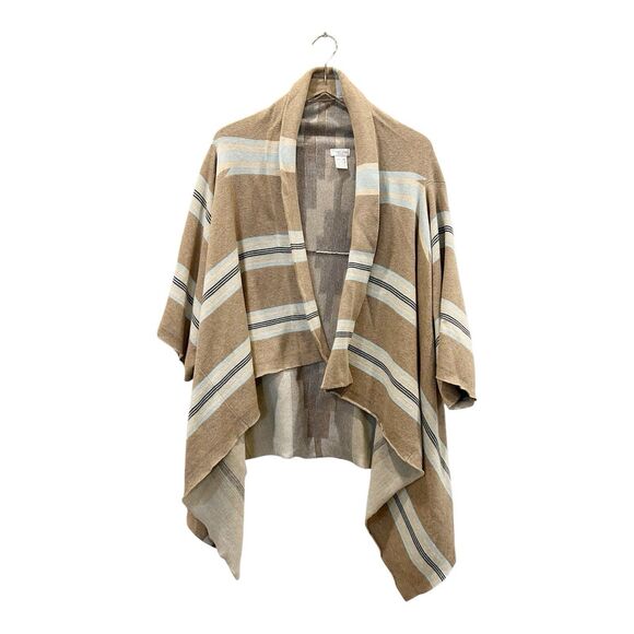 Tasha Polizzi Women Sweater OS Cardigan Open Front Southwestern Aztec Stripe - Picture 2 of 6